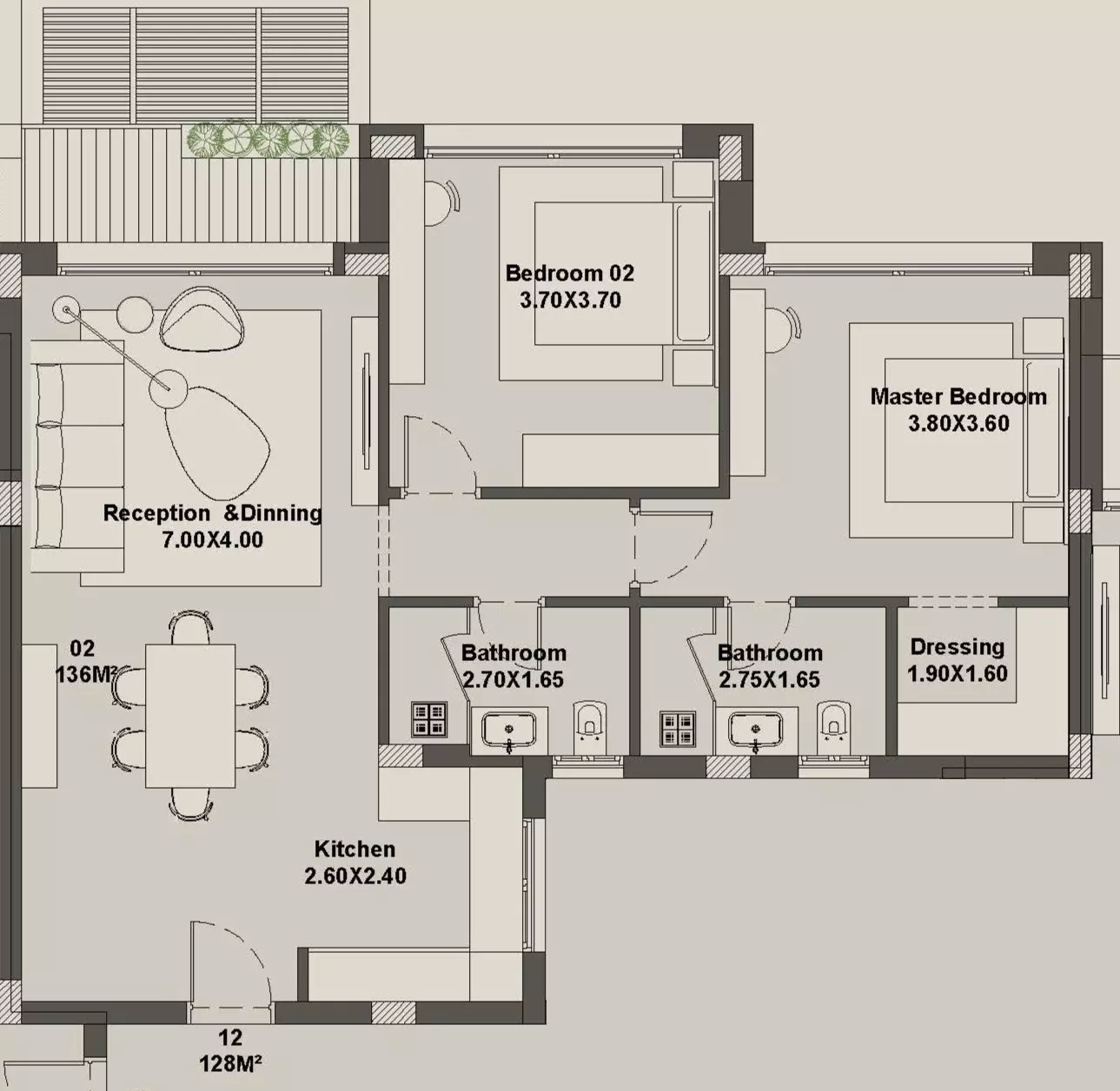 Unit floor plan image