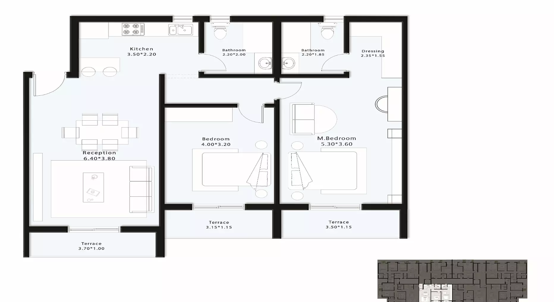 Unit floor plan image