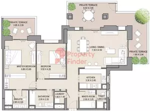 Asayel Type E, 2 beds