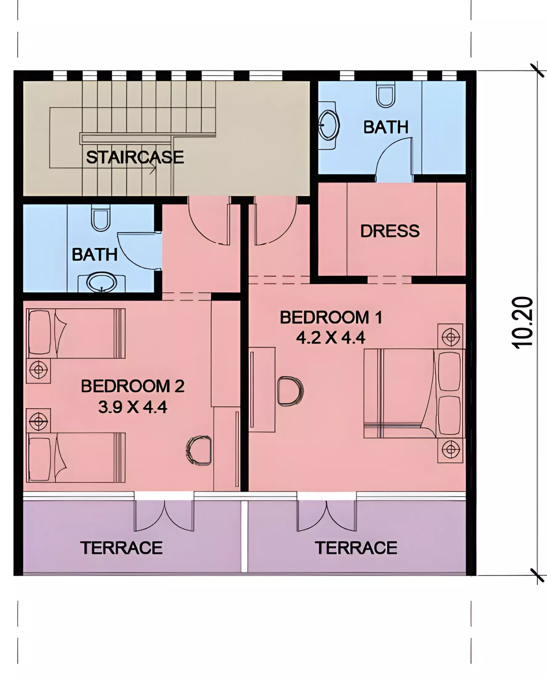 Unit floor plan image