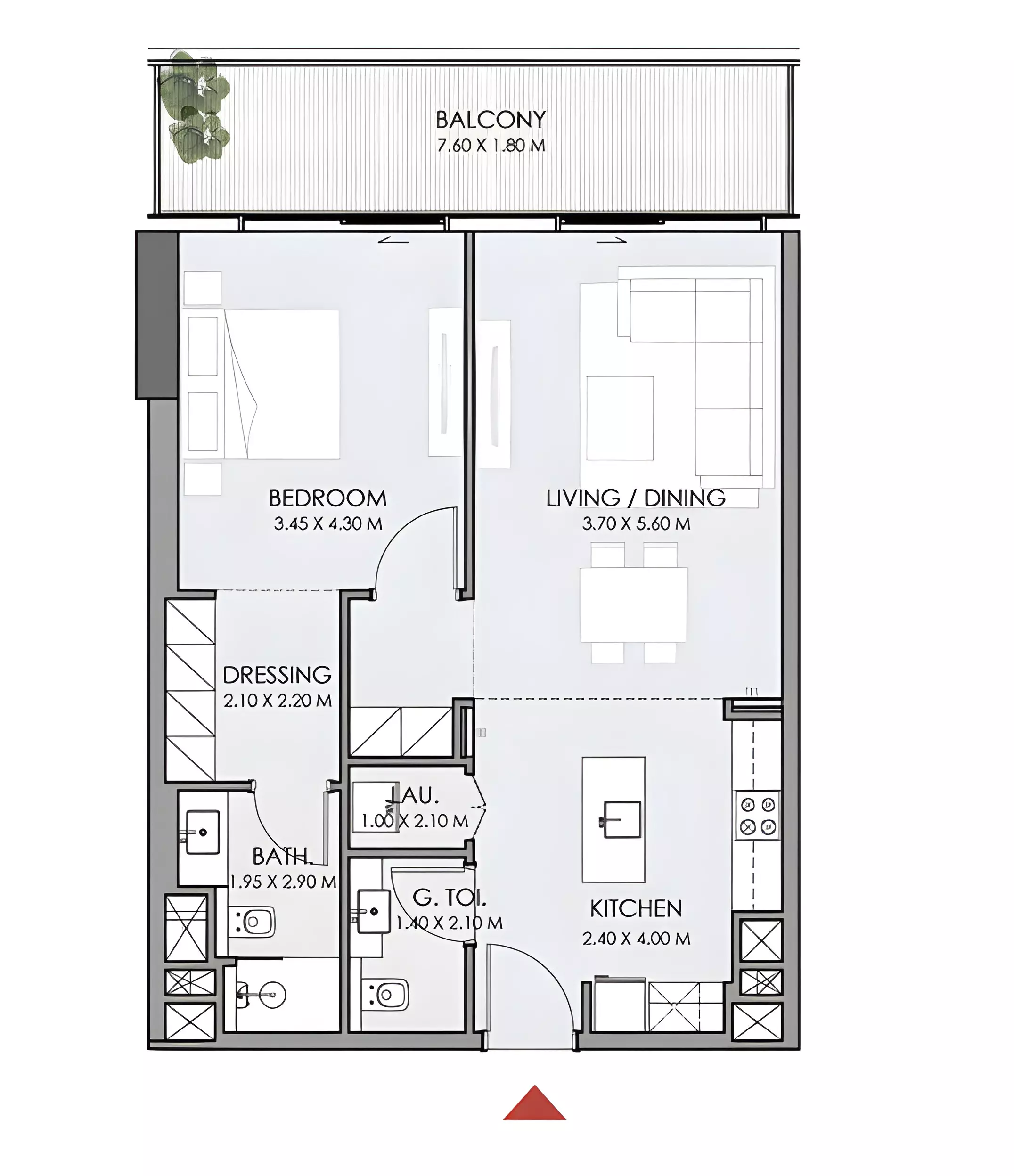 صورة مخطط ارضية الوحدة