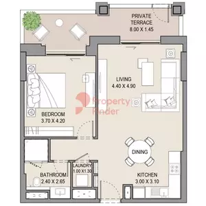 Asayel Type A (M) Level G, 1 bed