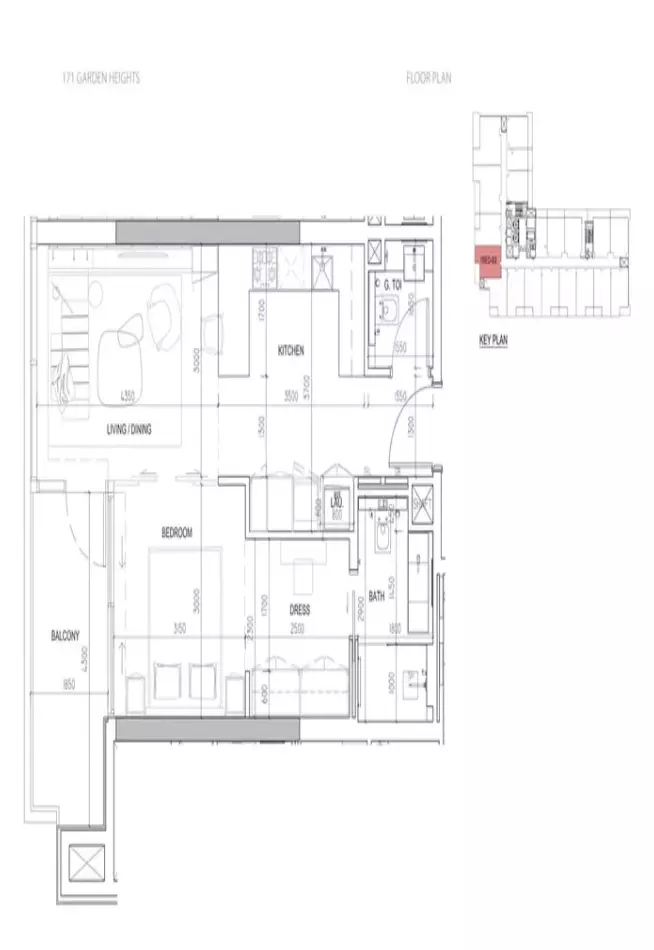 Unit floor plan image