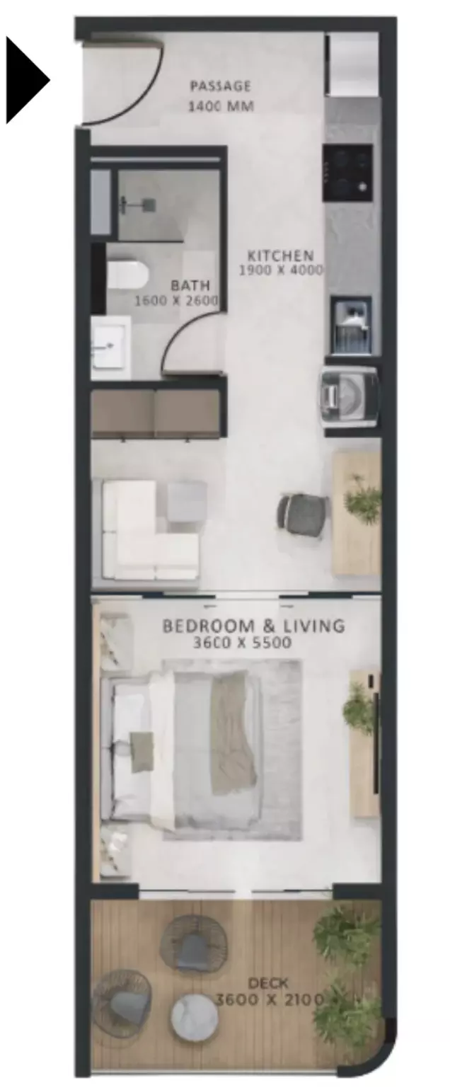 صورة مخطط ارضية الوحدة