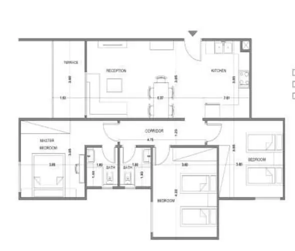 Unit floor plan image