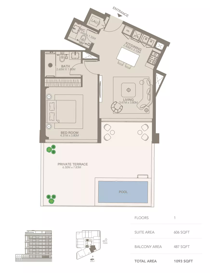 Unit floor plan image