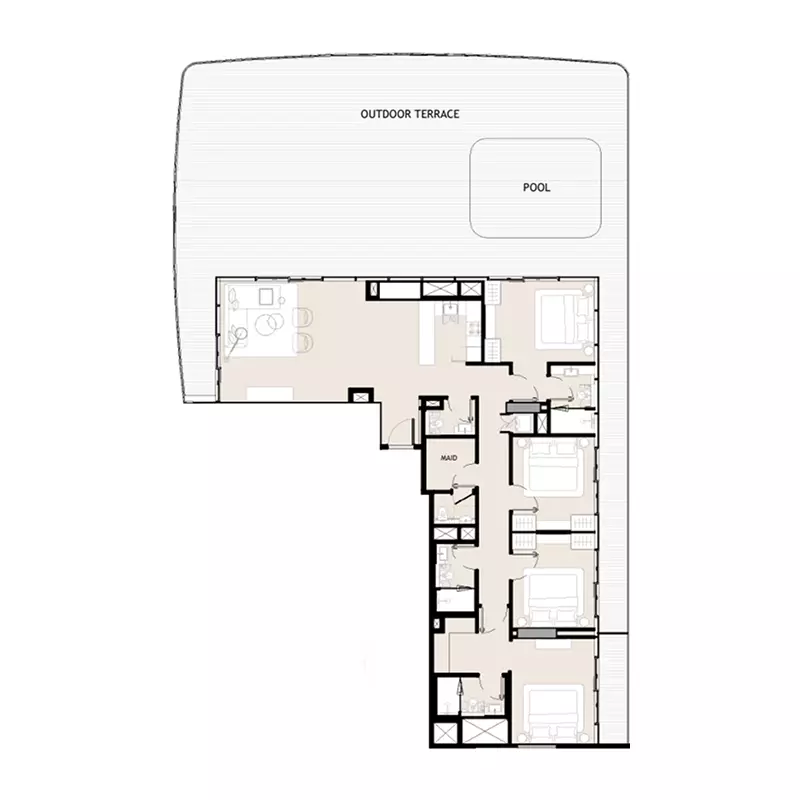 Unit floor plan image