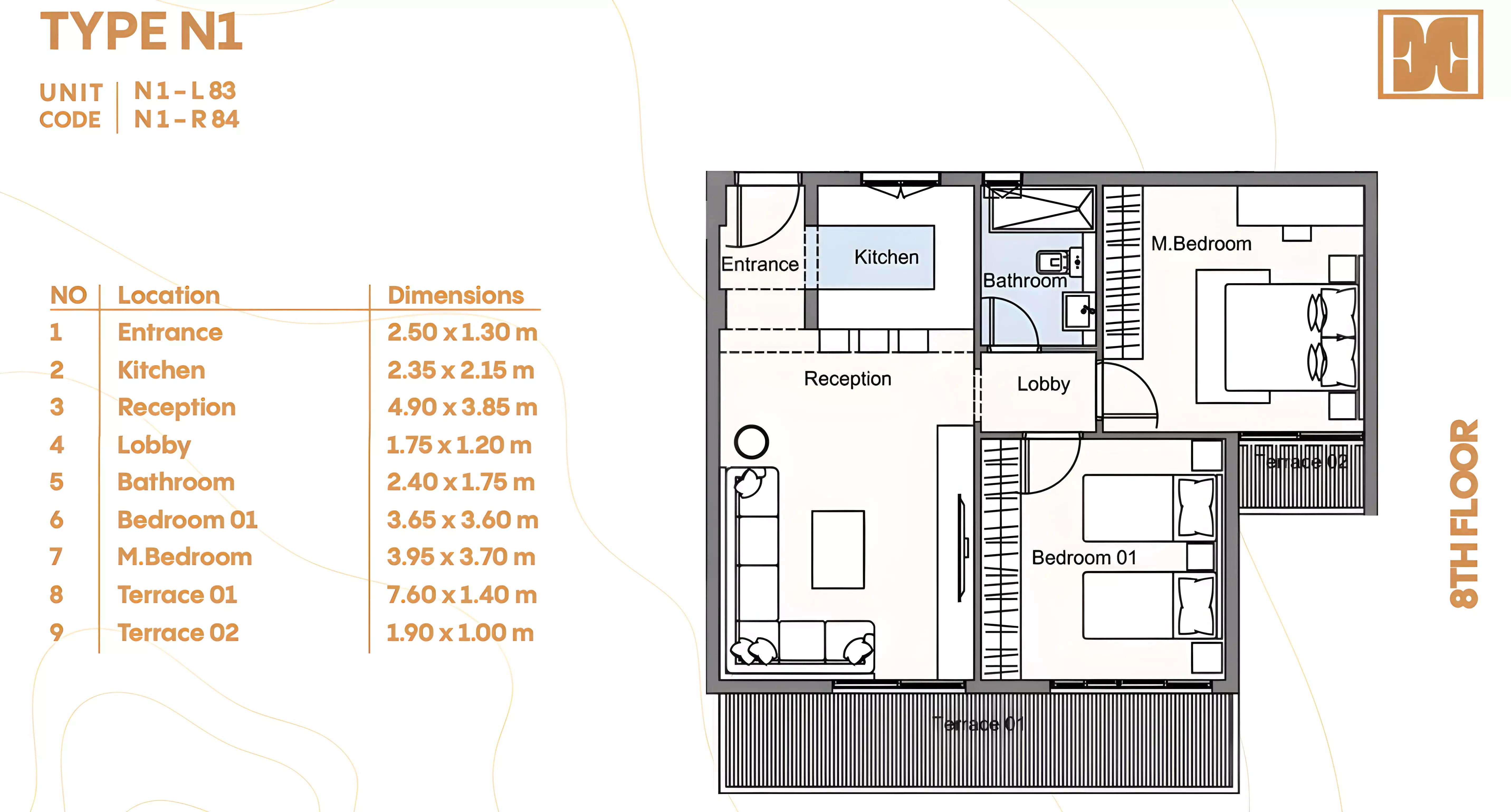 Unit floor plan image