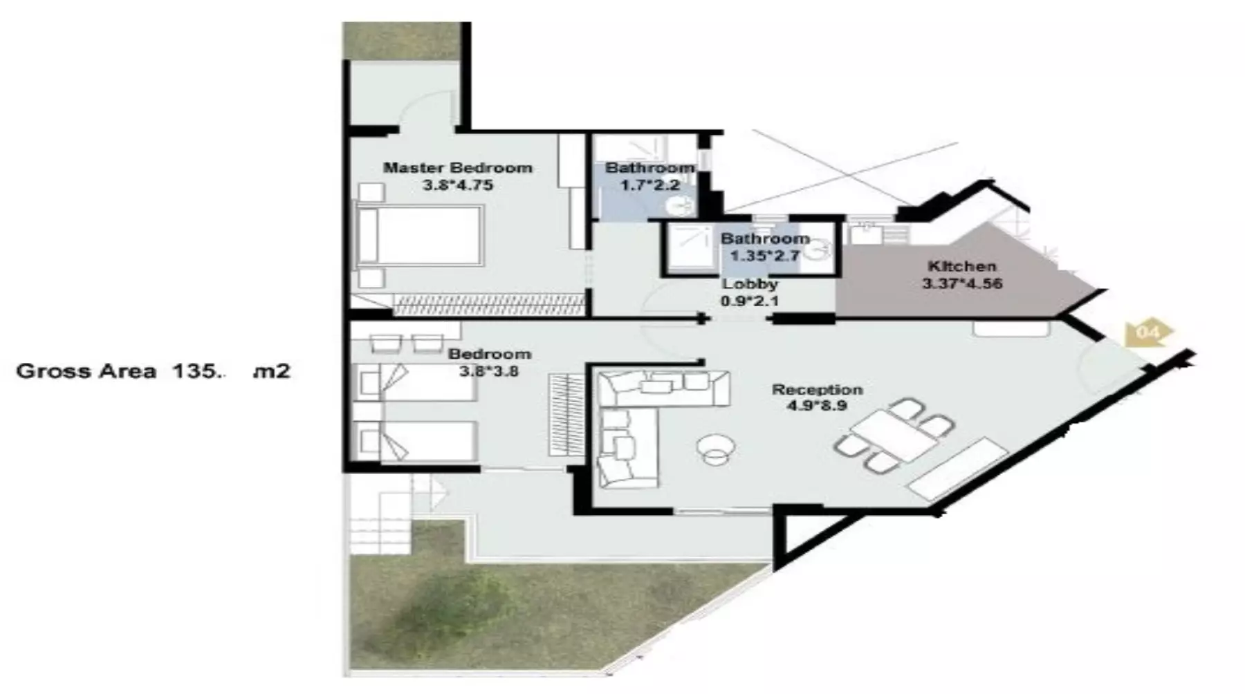 Unit floor plan image