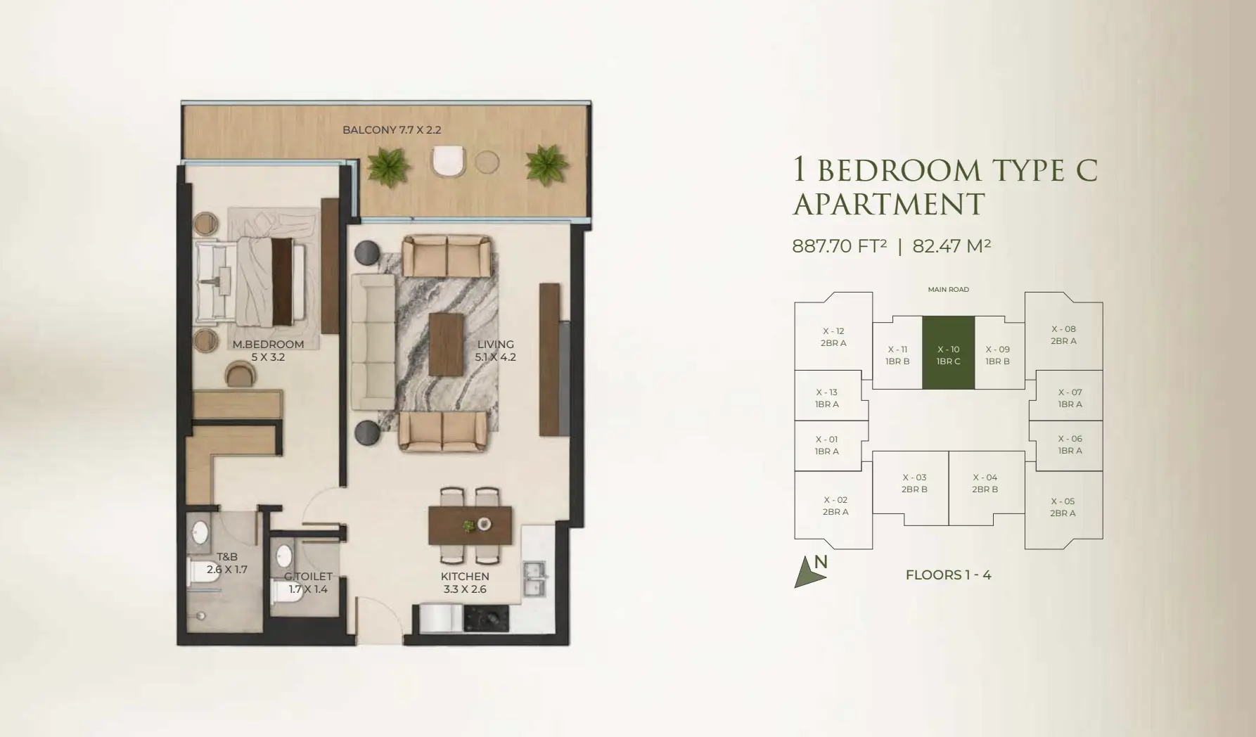 Unit floor plan image