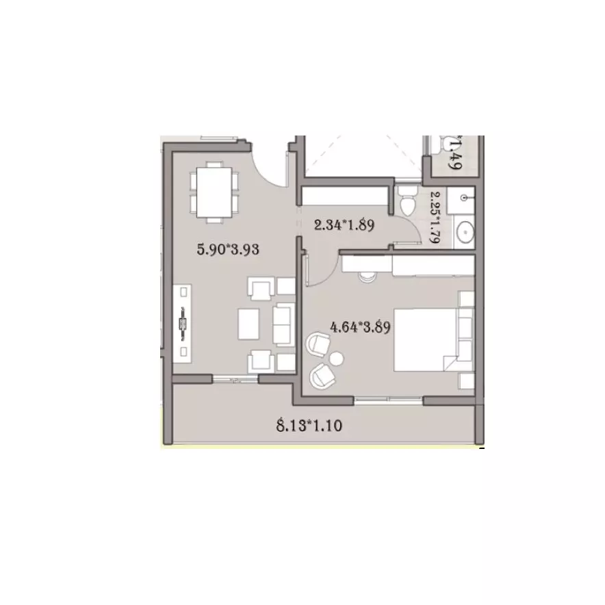 Unit floor plan image