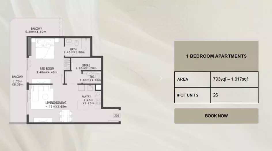 Unit floor plan image