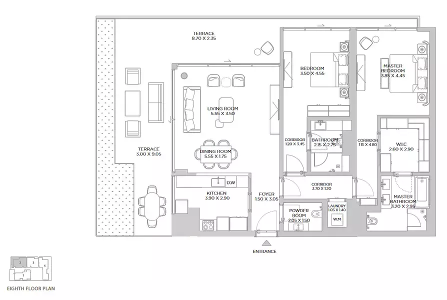Unit floor plan image