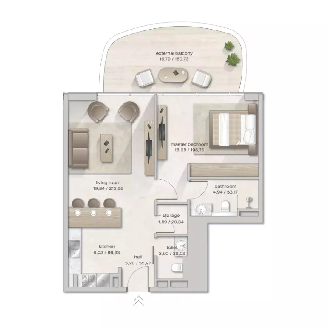 صورة مخطط ارضية الوحدة