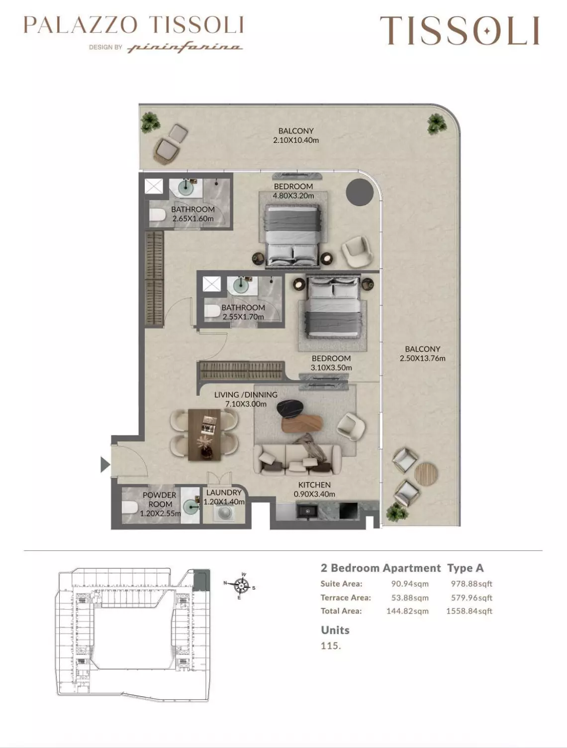 Unit floor plan image