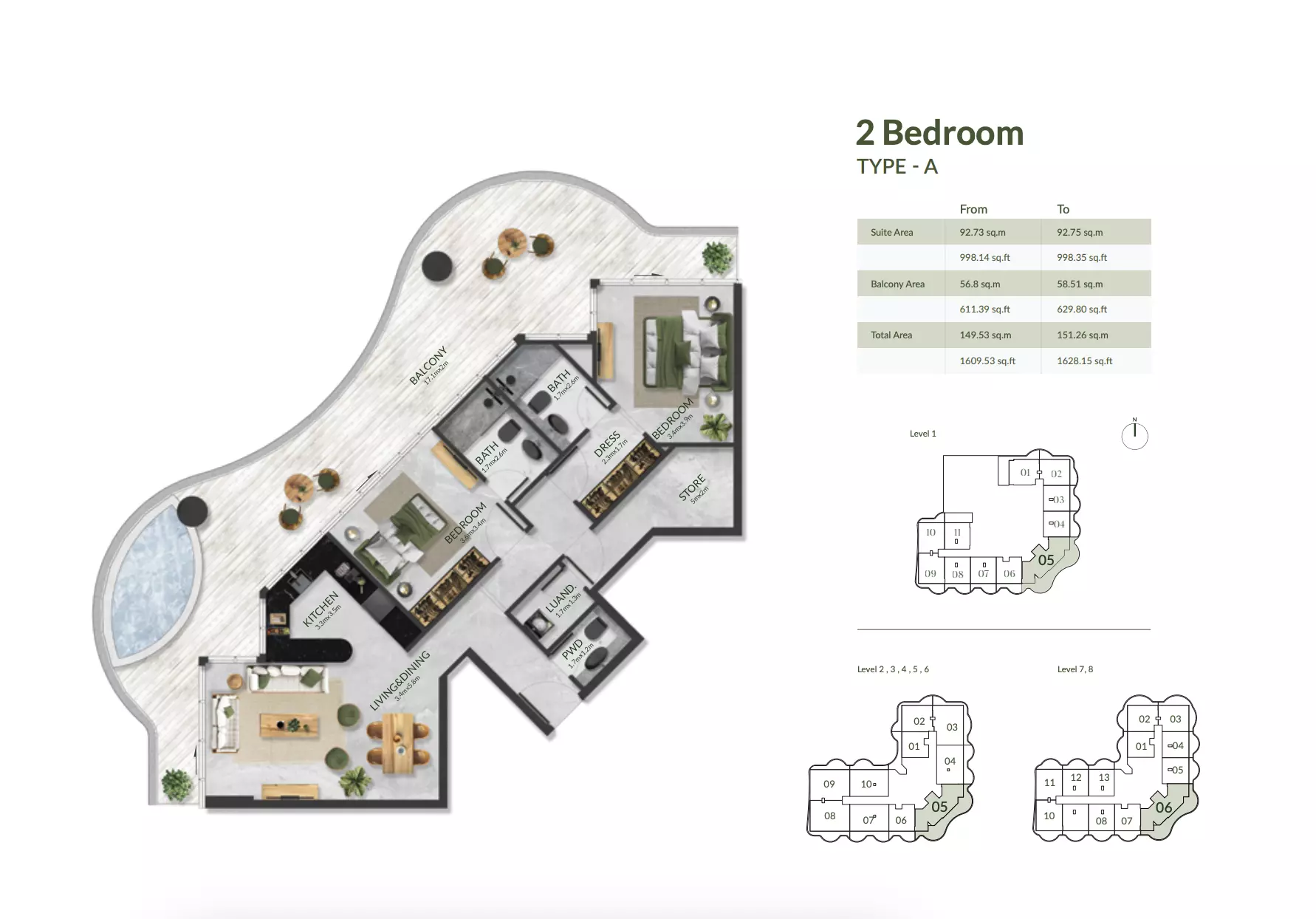 Unit floor plan image