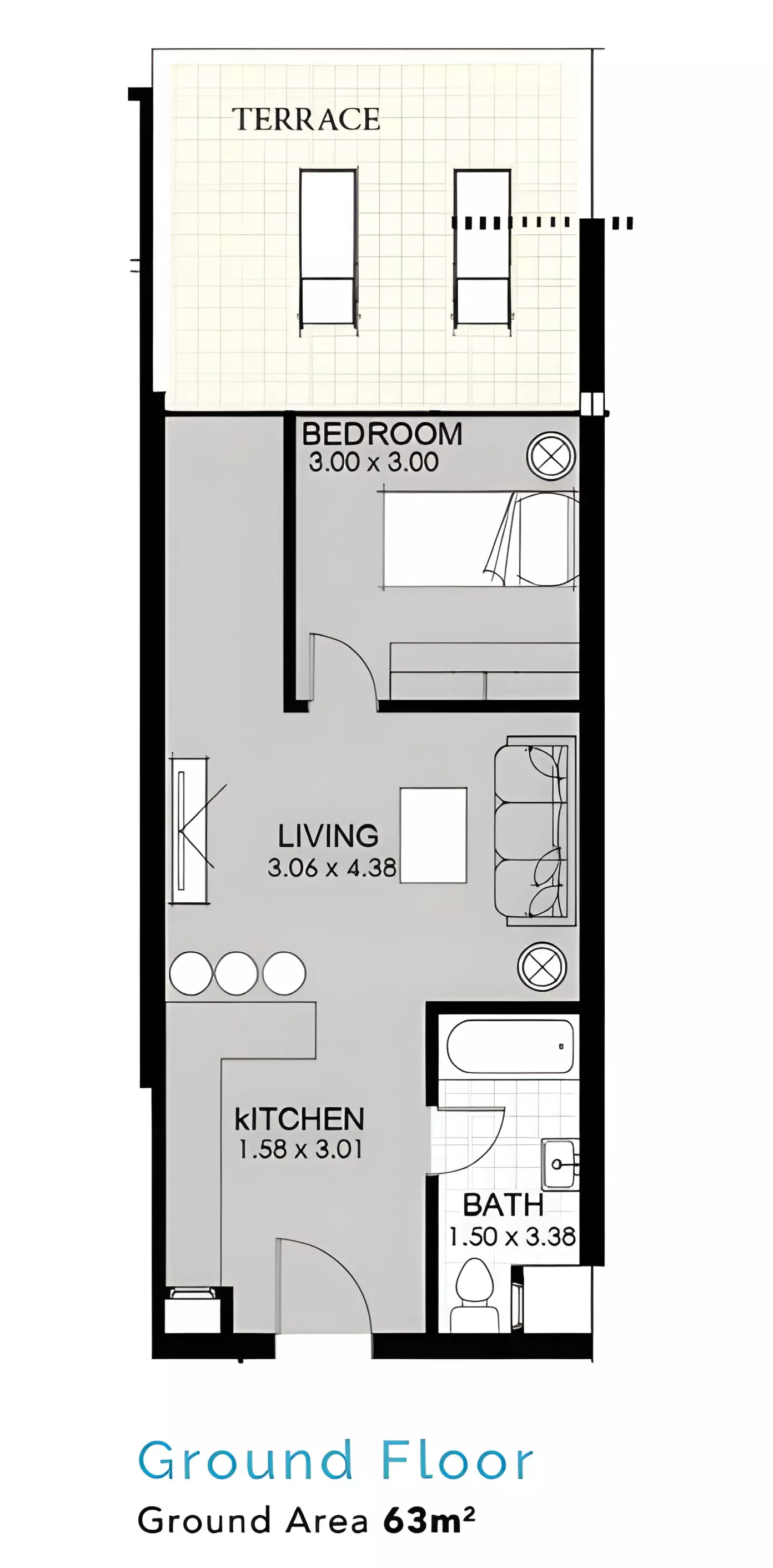 Unit floor plan image
