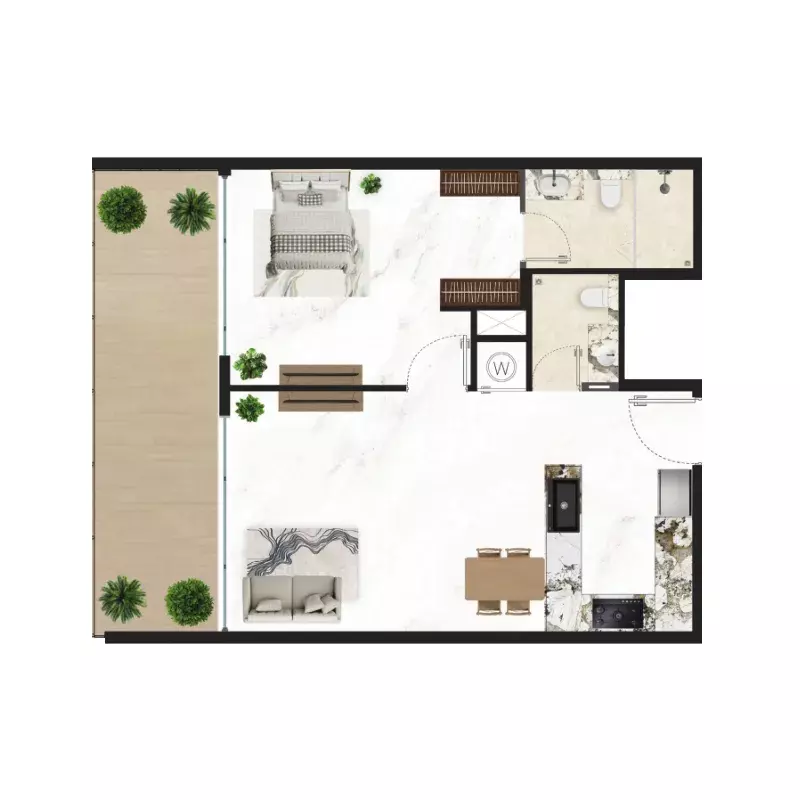 Unit floor plan image