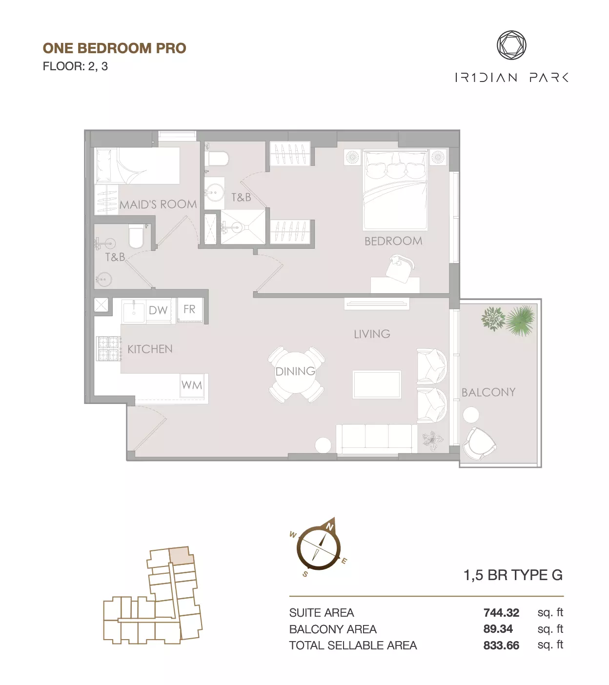 Unit floor plan image