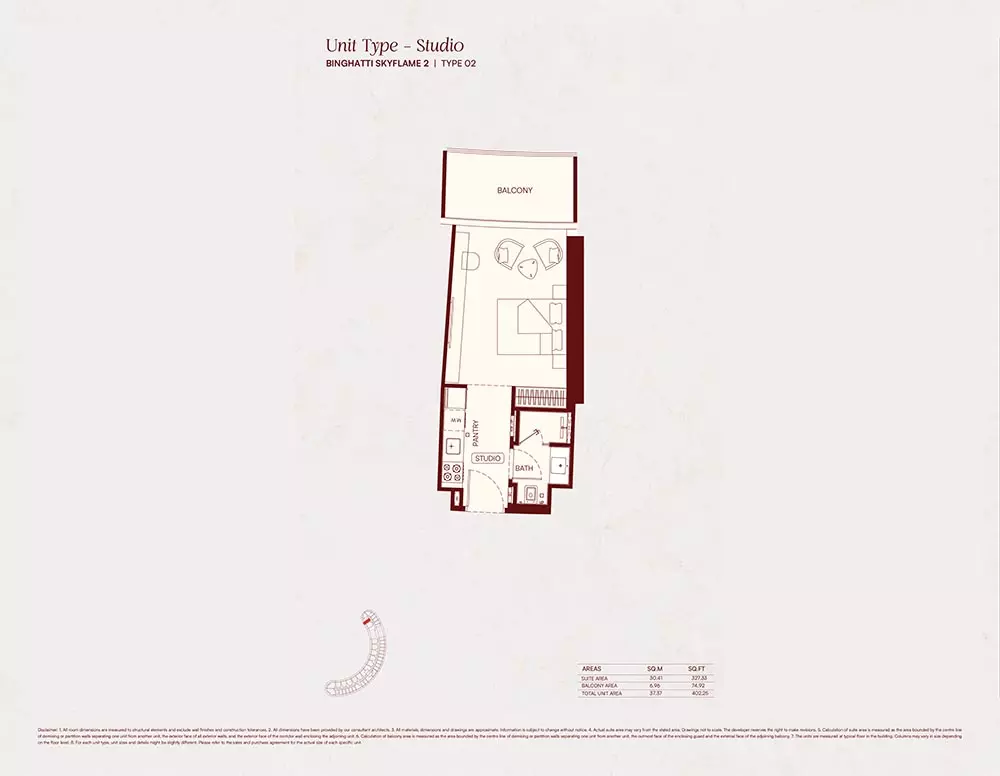 Unit floor plan image