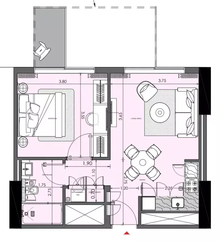 Unit floor plan image