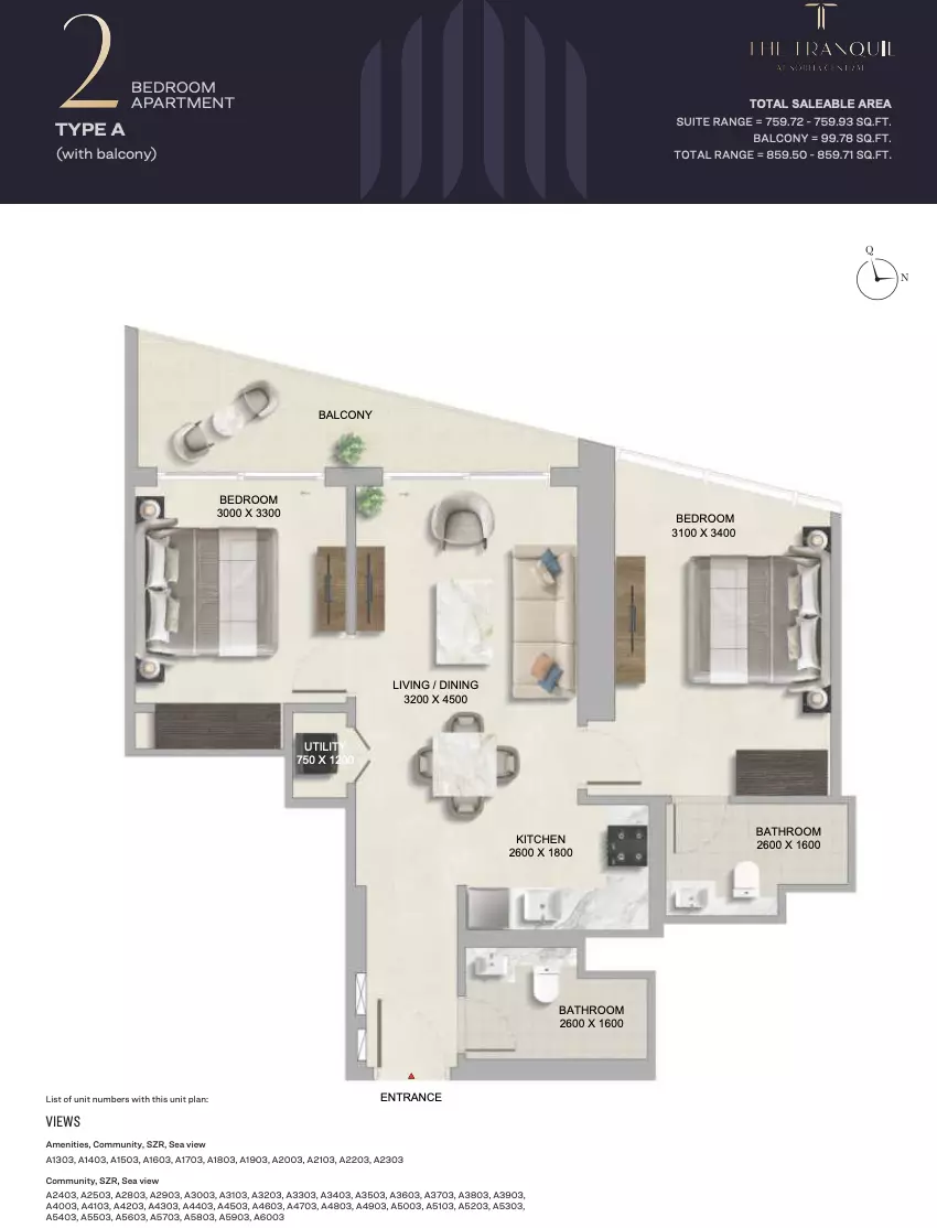 Unit floor plan image