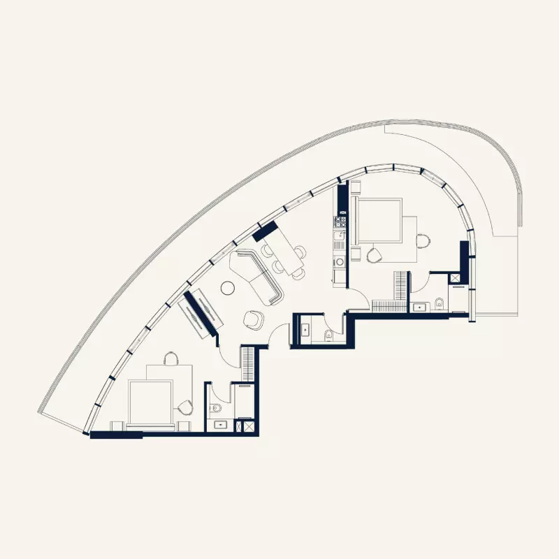 Unit floor plan image