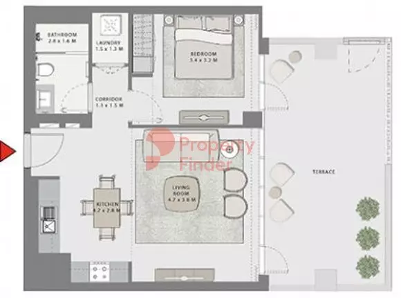 Creek Beach Grove Unit 104 Building 5, 1 bed