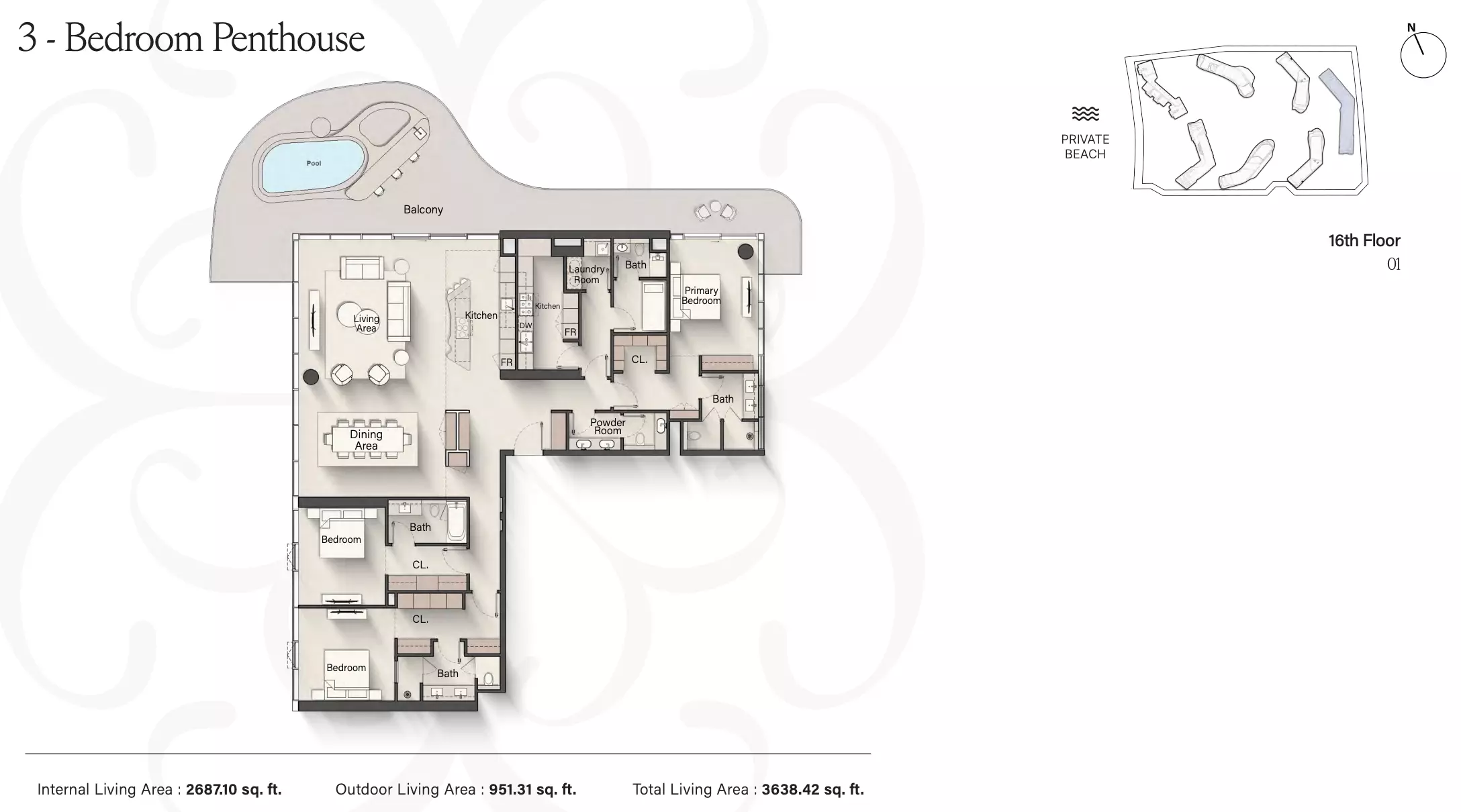 صورة مخطط ارضية الوحدة