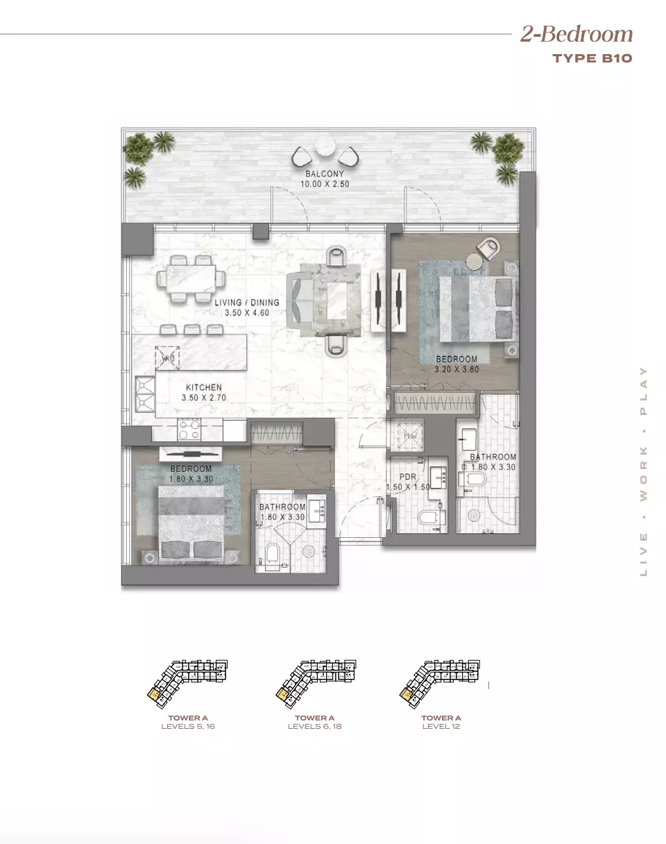 Unit floor plan image