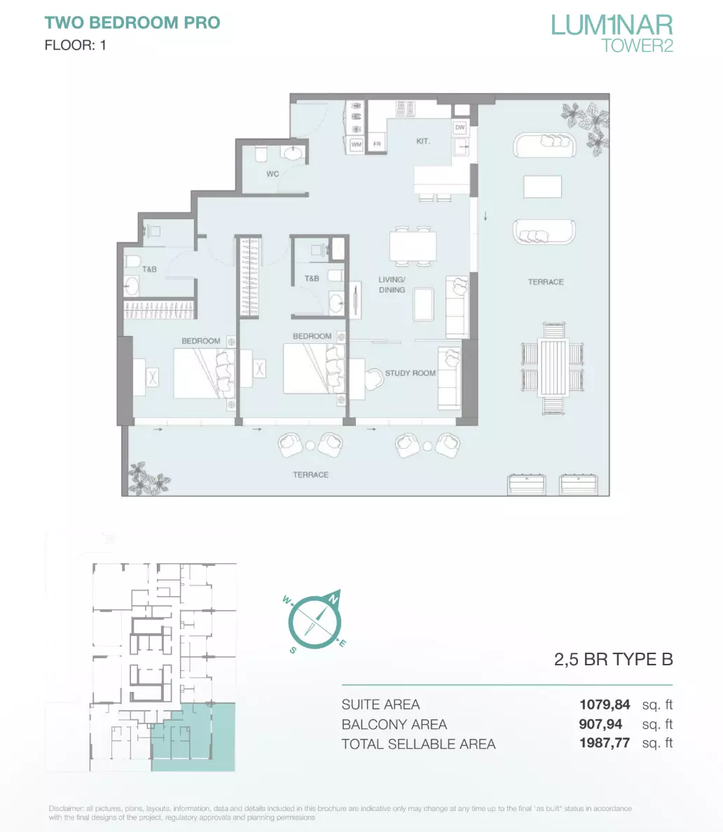 Unit floor plan image