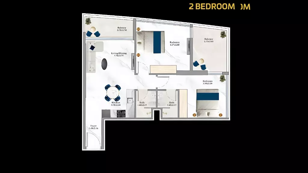 Unit floor plan image
