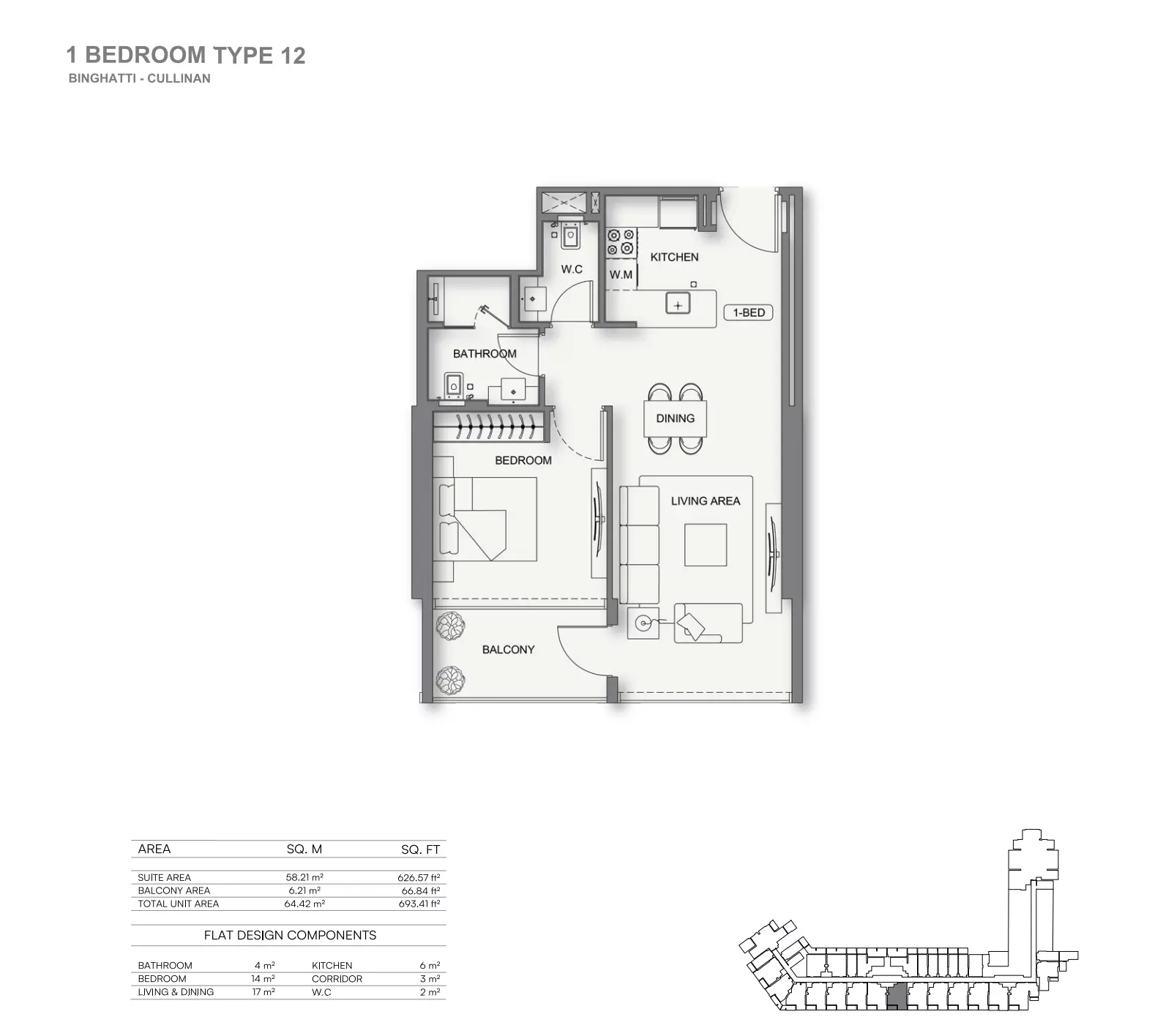 Unit floor plan image