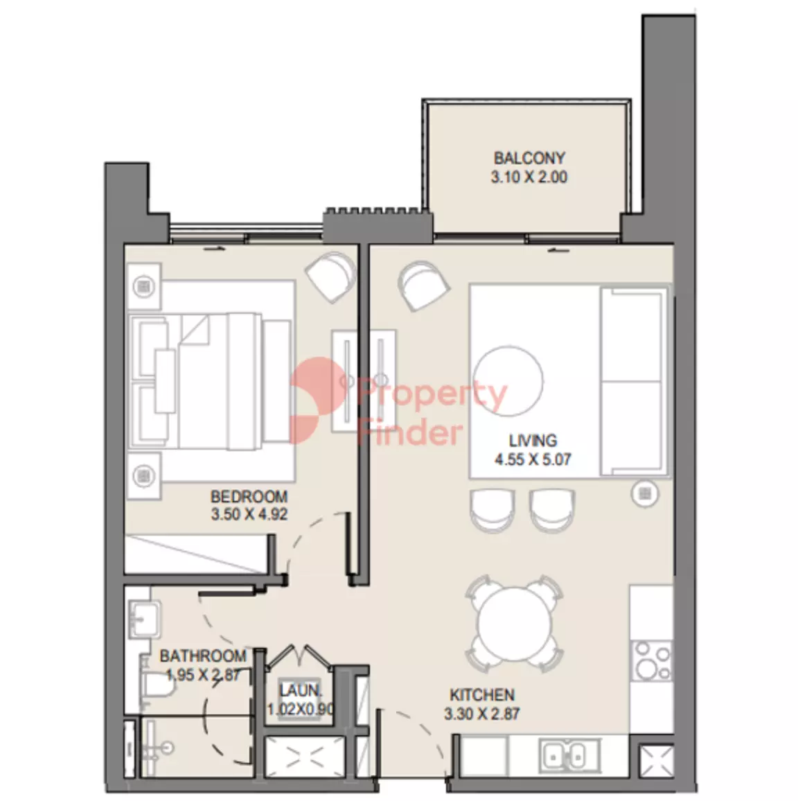 Jomana B4-Type A Level 1, 1 bed