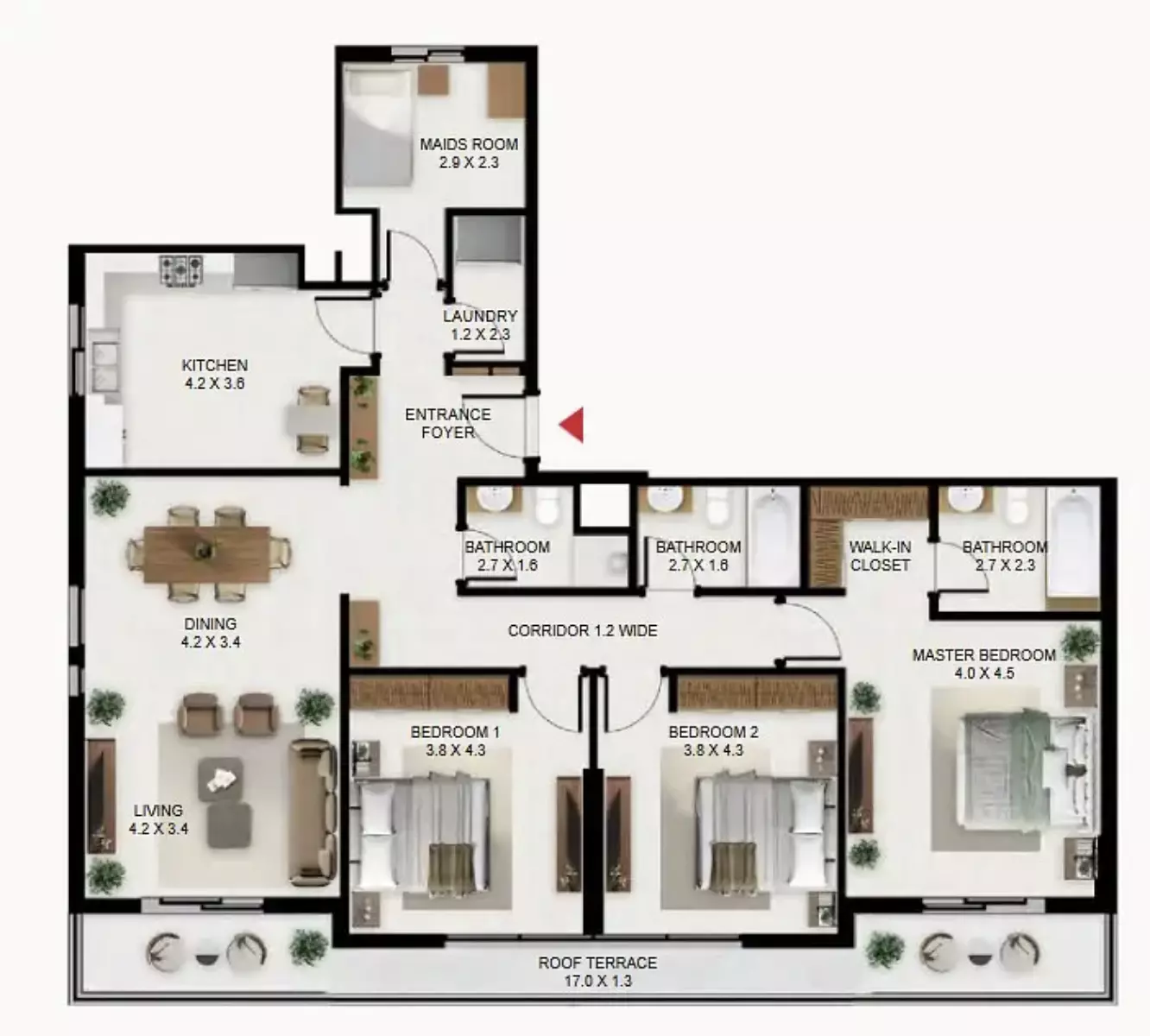 Unit floor plan image
