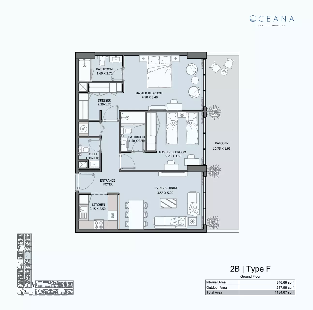 Unit floor plan image