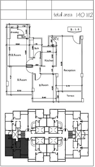صورة مخطط ارضية الوحدة