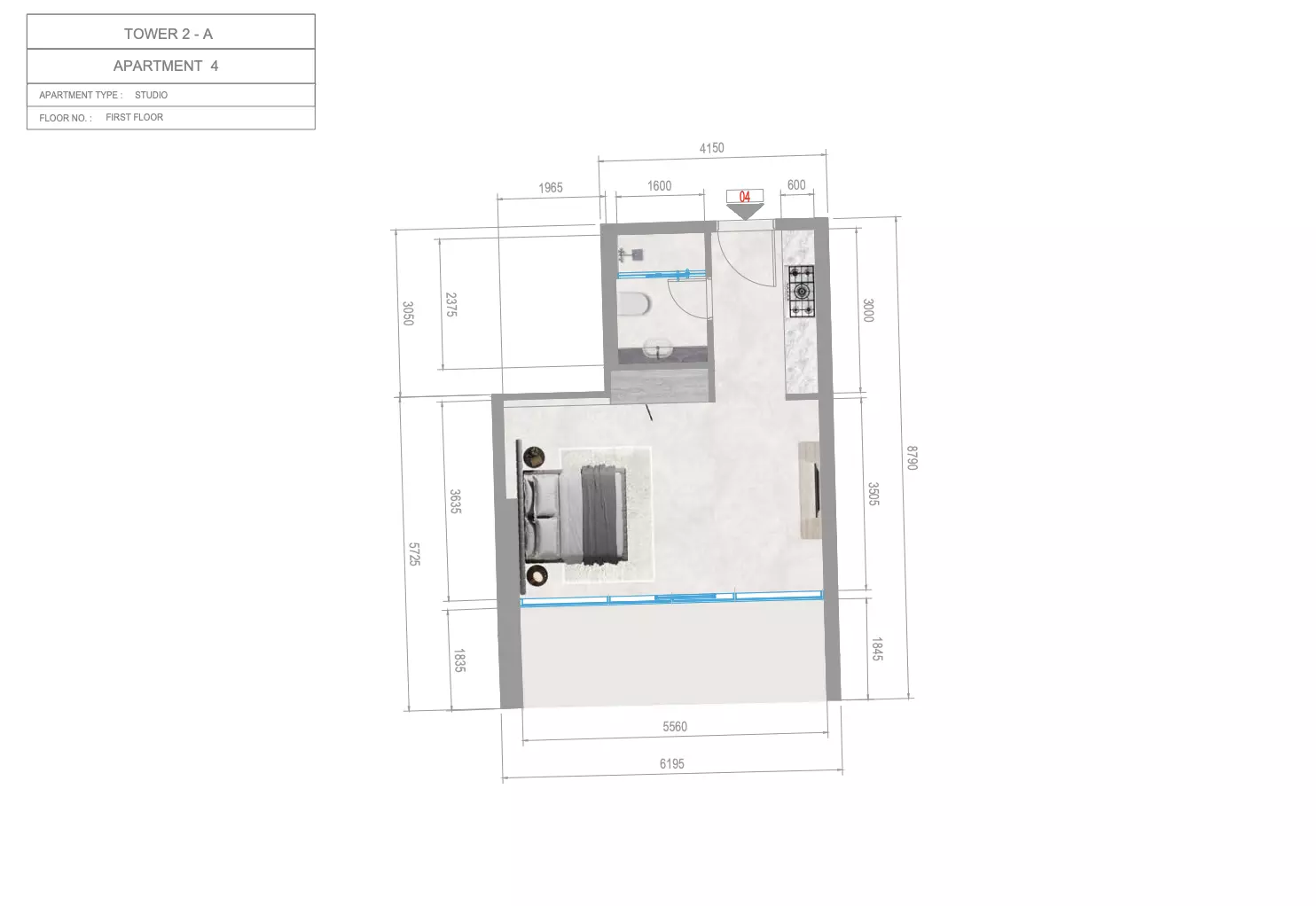 صورة مخطط ارضية الوحدة