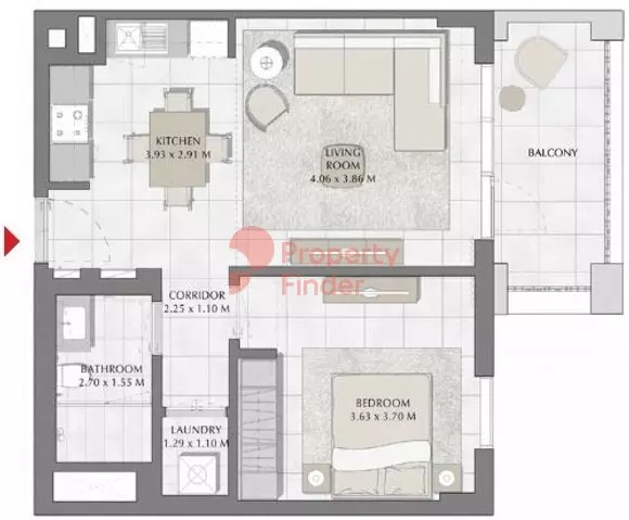 Creek Beach Surf Building 2, Level 8,9, 1 bed