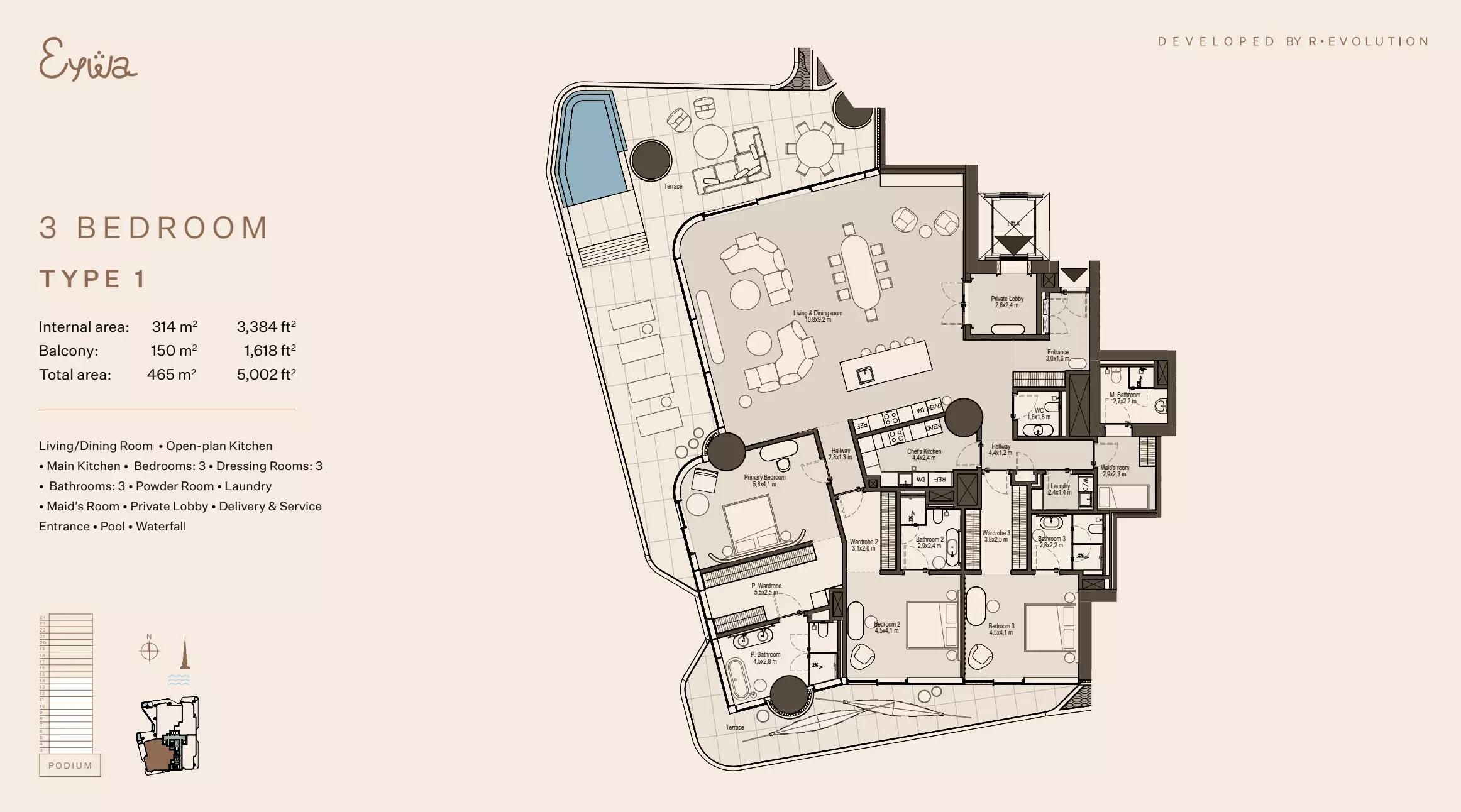 صورة مخطط ارضية الوحدة