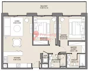 Jomana B4-Type A Level 5, 2 beds