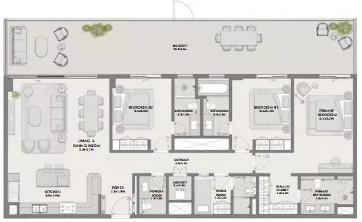 Elara Type 3B, 3 beds