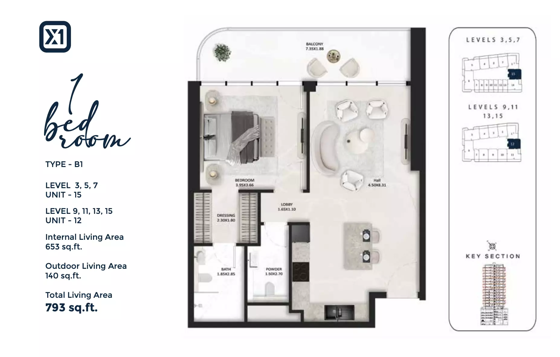 Unit floor plan image