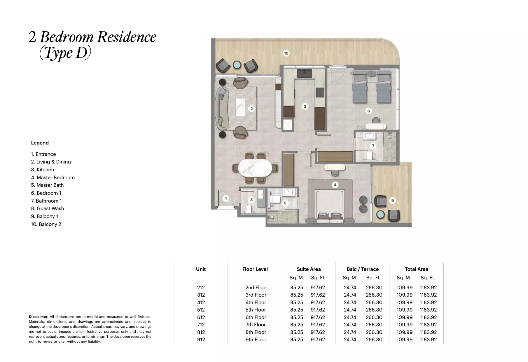 Unit floor plan image