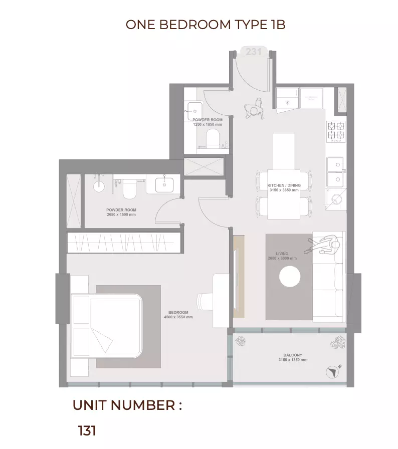 Unit floor plan image