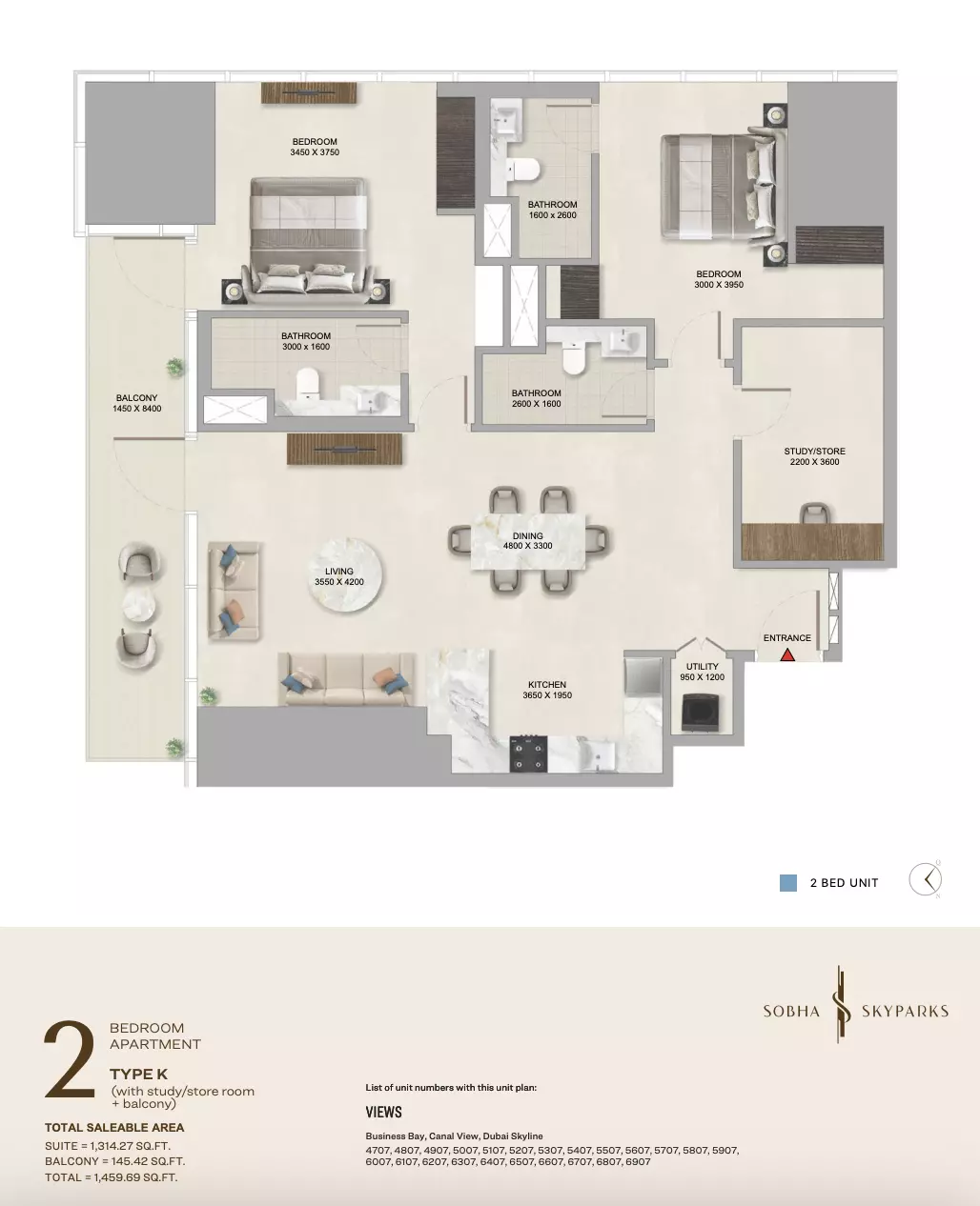 Unit floor plan image