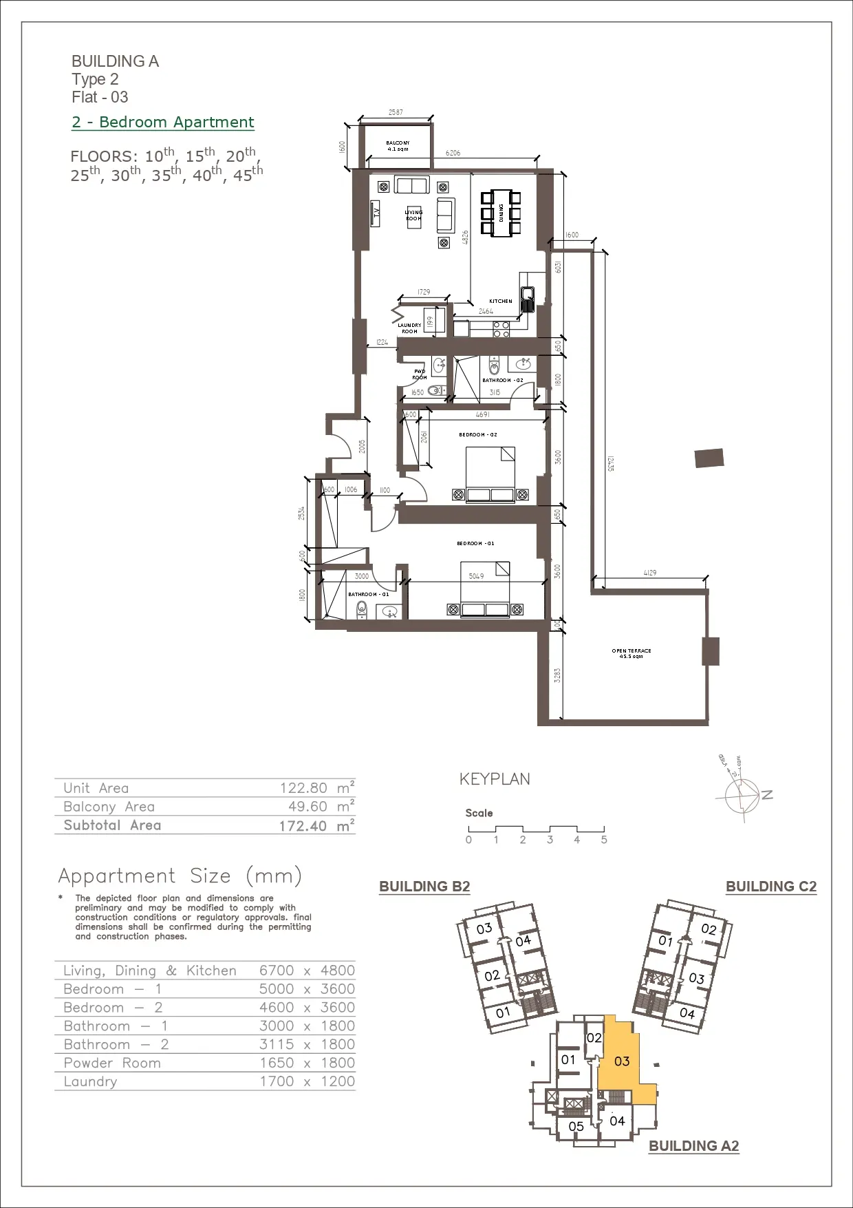 Unit floor plan image