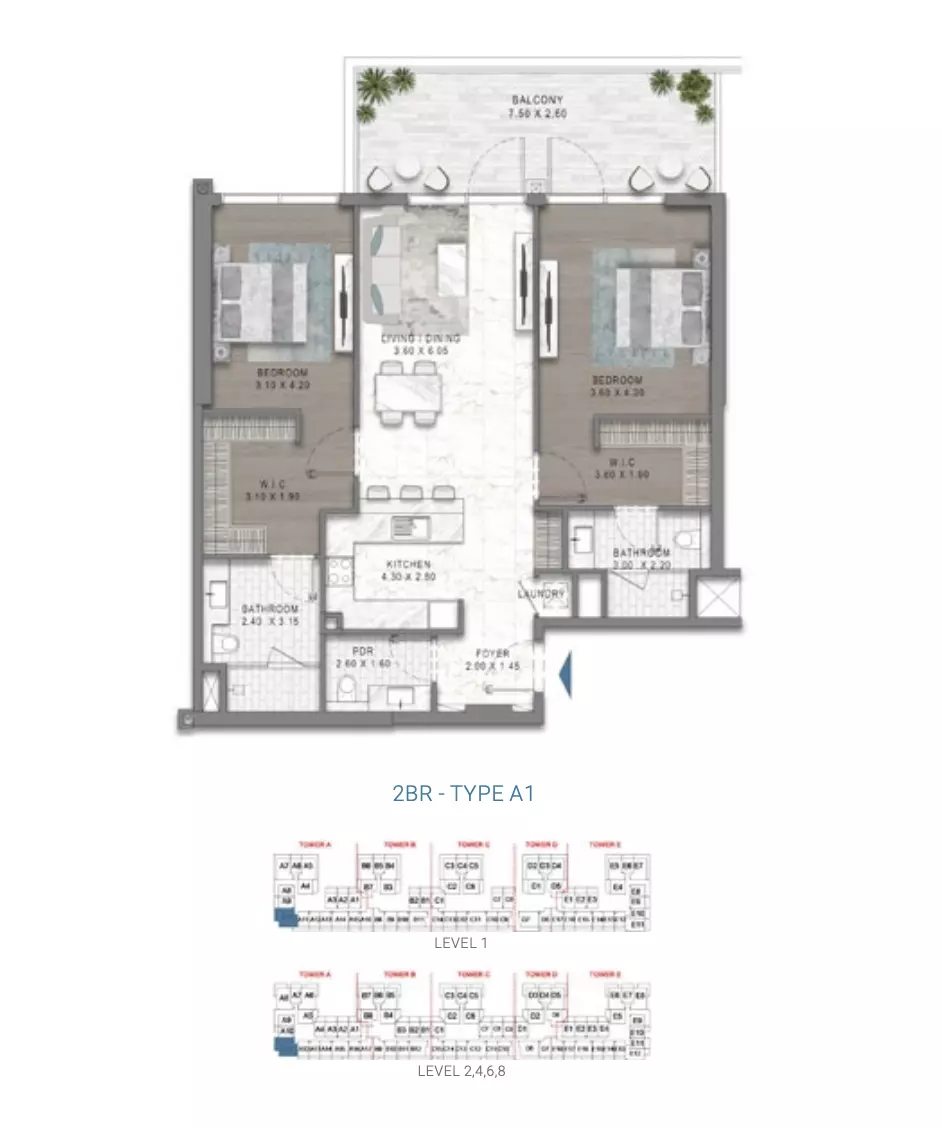 Unit floor plan image
