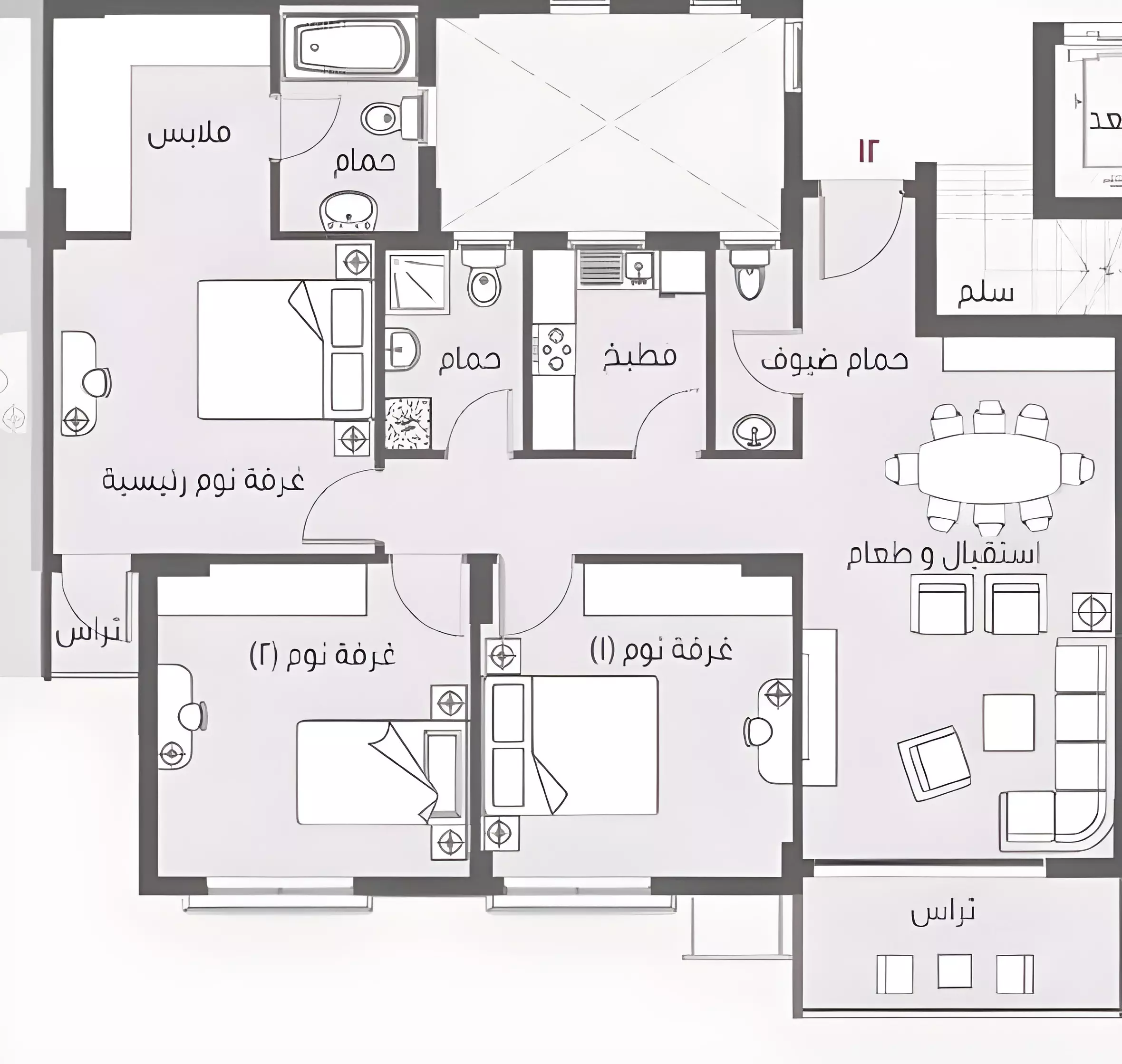 Unit floor plan image