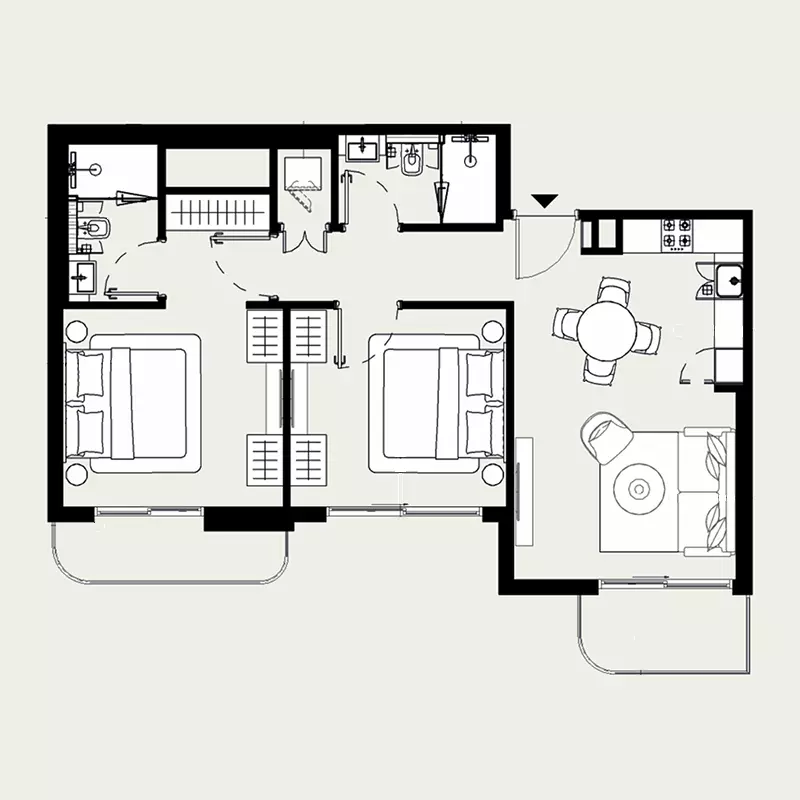 Unit floor plan image